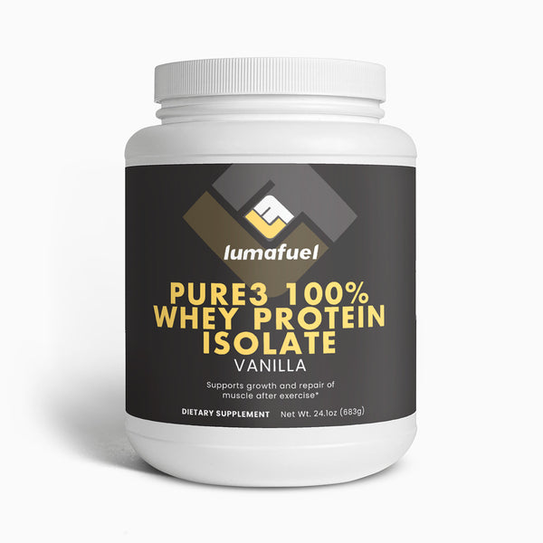 Pure3 100% Whey Protein Isolate (Vanilla)